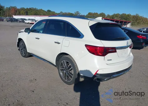 2017 Acura Mdx Advance Entertainment Pkgs z USA, uszkodzony, nr VIN 5FRYD4H97HB008903